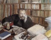 Edmond Duranty(Detail) Edgar Degas